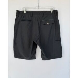 7Diamonds Performance Mens Hybrid Golf Shorts 34 Charcoal Stretch Trail Gorpcore